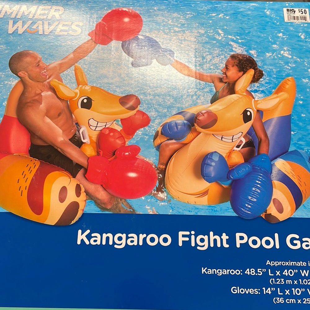 Kangaroo fight pool game